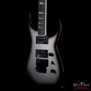 Jackson Custom Shop Wild West Soloist SL2H Seymour Duncan Pickups Floyd Rose Ebony Fingerboard Silver Burst - Image 2