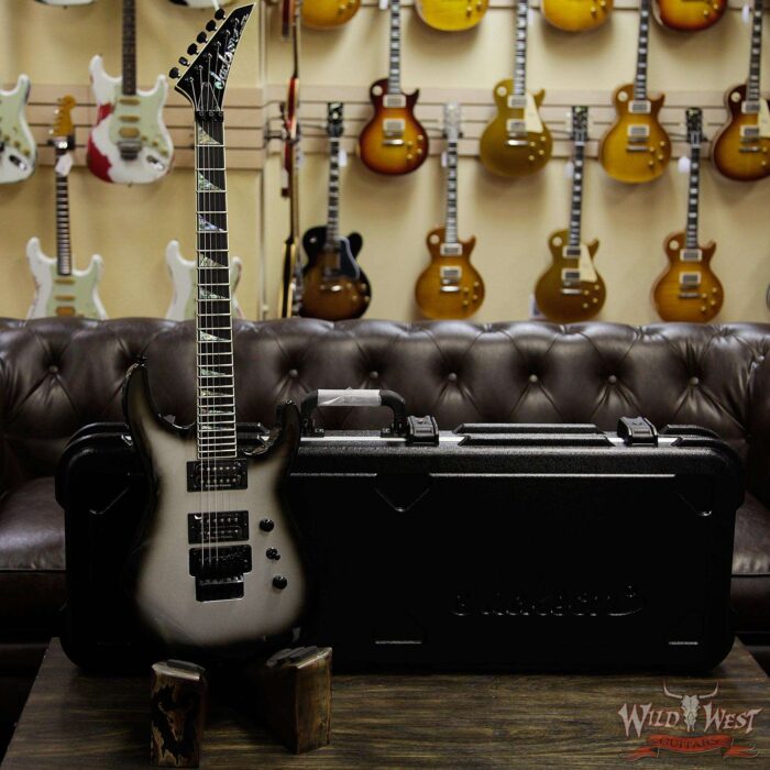 Jackson Custom Shop Wild West Soloist SL2H Seymour Duncan Pickups Floyd Rose Ebony Fingerboard Silver Burst - Image 5