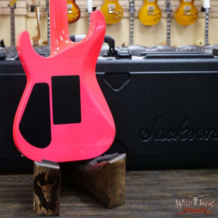 Jackson Custom Shop Soloist SL2H Seymour Duncan Pickups Floyd Rose Ebony Fingerboard Neon Pink - Image 10
