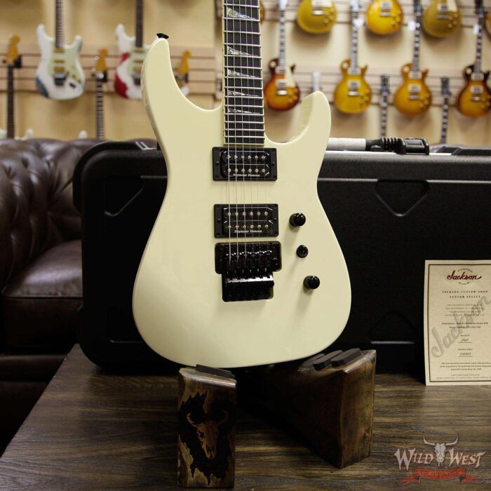 Jackson Custom Shop Wild West Soloist SL2H Seymour Duncan Pickups Floyd Rose Ebony Fingerboard Vanilla Shake - Image 8