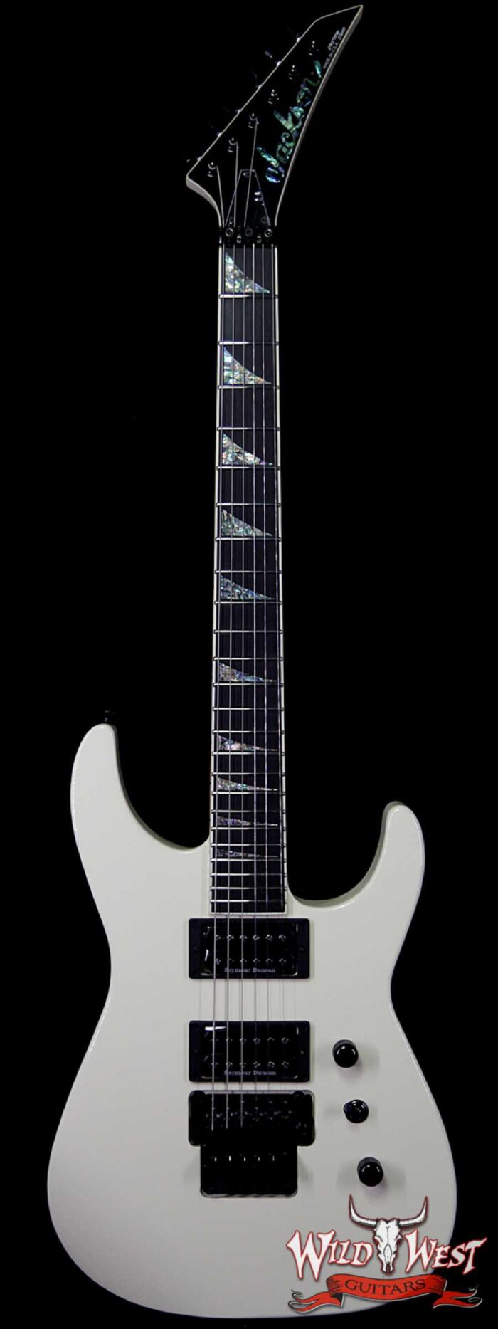 Jackson Custom Shop Wild West Soloist SL2H Seymour Duncan Pickups Floyd Rose Ebony Fingerboard Vanilla Shake - Image 1