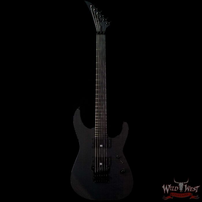 Jackson Custom Shop USA Signature Limited Edition Mick Thomson Carbon Fiber Soloist Ebony Fingerboard Black - Image 3