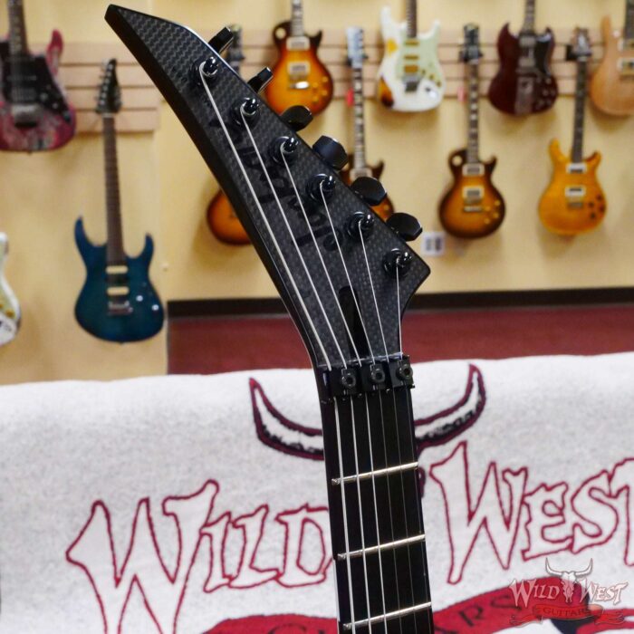 Jackson Custom Shop USA Signature Limited Edition Mick Thomson Carbon Fiber Soloist Ebony Fingerboard Black - Image 6