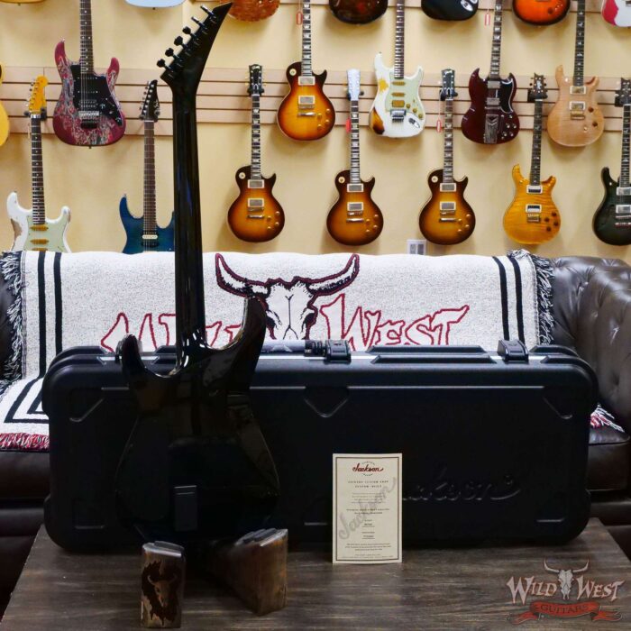 Jackson Custom Shop USA Signature Limited Edition Mick Thomson Carbon Fiber Soloist Ebony Fingerboard Black - Image 8
