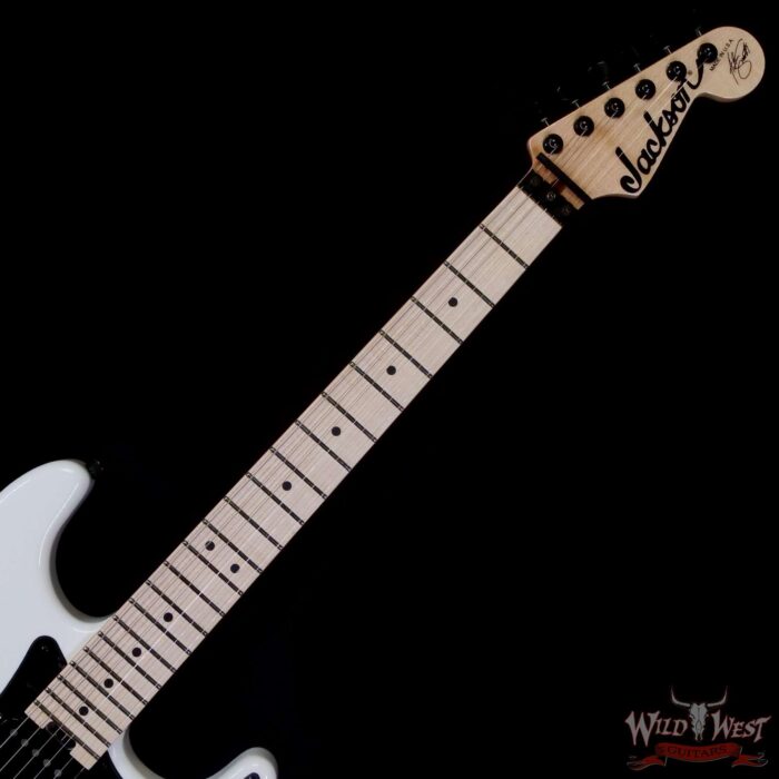 Jackson Custom Shop USA Adrian Smith Signature San Dimas SDM Maple Fingerboard HSS Floyd Rose Snow White 8.40 LBS - Image 4