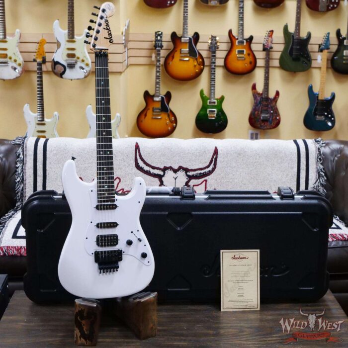 Jackson USA Custom Shop Signature Adrian Smith San Dimas SD Ebony Fingerboard Snow White - Image 6