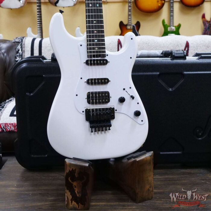 Jackson USA Custom Shop Signature Adrian Smith San Dimas SD Ebony Fingerboard Snow White - Image 8