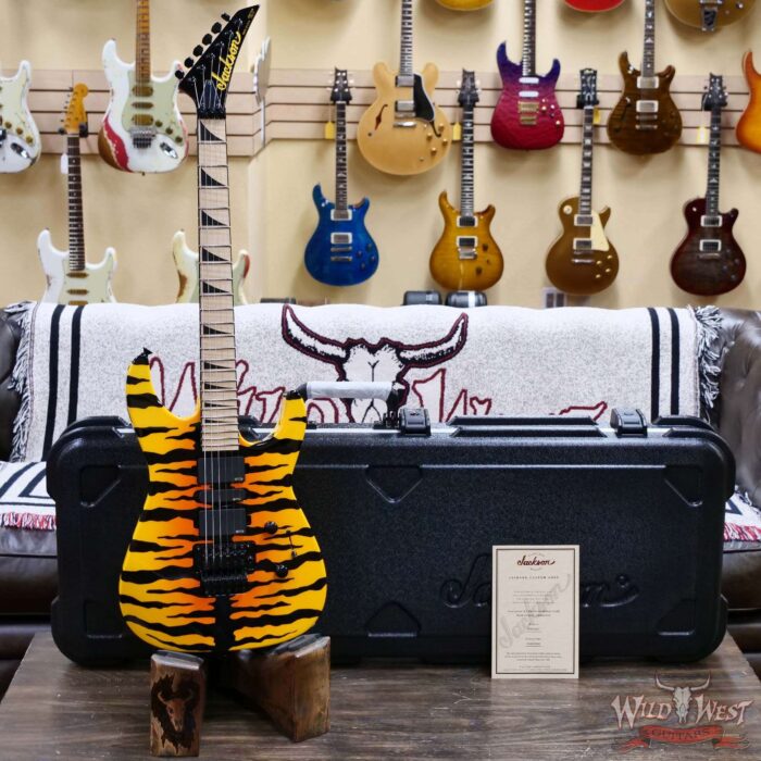Jackson USA Custom Shop Limited Edition DINKY DK-24 FR Floyd Rose EMG Pickups NOS Bengal Tiger 8.20 LBS - Image 6