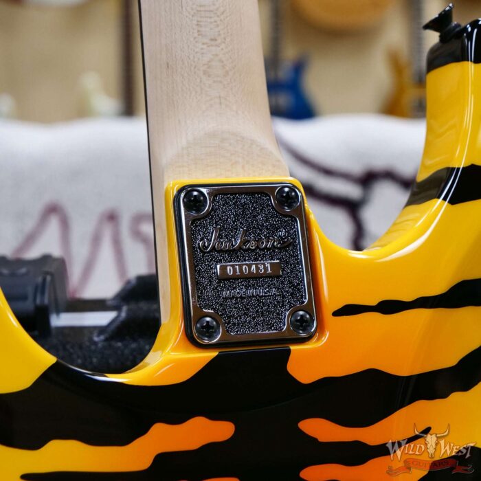 Jackson USA Custom Shop Limited Edition DINKY DK-24 FR Floyd Rose EMG Pickups NOS Bengal Tiger 8.20 LBS - Image 12