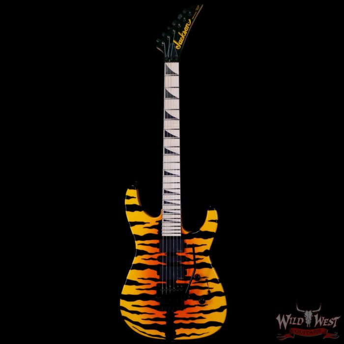 Jackson USA Custom Shop Limited Edition DINKY DK-24 FR Floyd Rose EMG Pickups NOS Bengal Tiger 7.90 LBS - Image 3