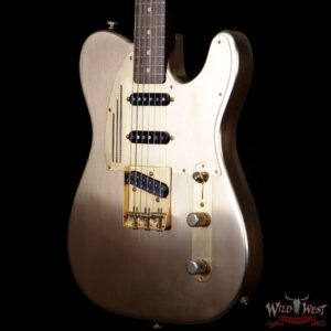 James Trussart Antique Brushed Gold SteelCaster Seymour Duncan Little ‘59 Humbucker - Image 2