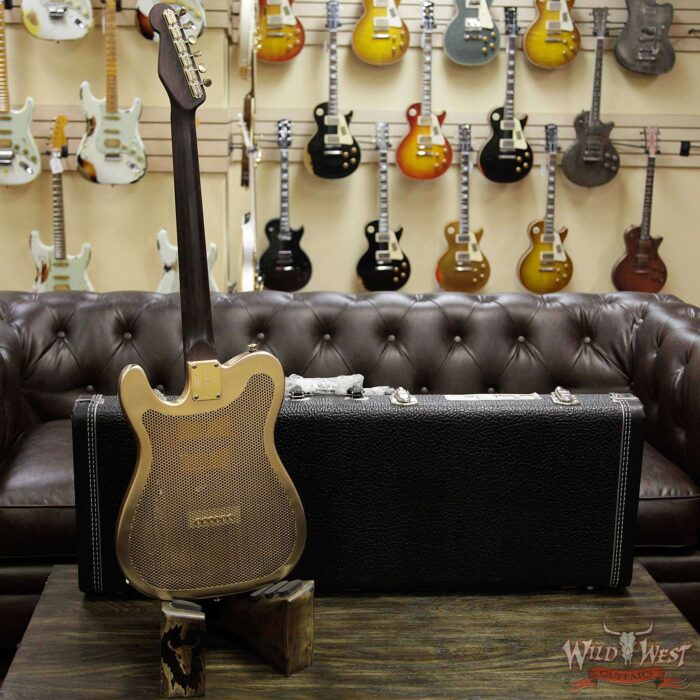 James Trussart Antique Brushed Gold SteelCaster Seymour Duncan Little ‘59 Humbucker - Image 13