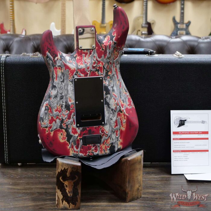 James Tyler USA Studio Elite Burning Water 2K Rosewood Fingerboard Midboost Preamp with Arm Contour - Image 11