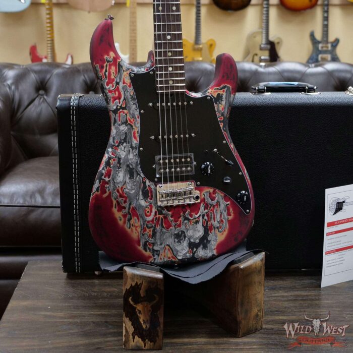 James Tyler USA Studio Elite Burning Water 2K Rosewood Fingerboard w/ Midboost Preamp 7.30 LBS - Image 8