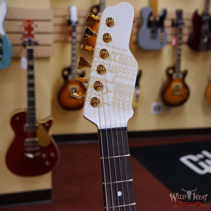 James Tyler USA Studio Elite HD HSS Rosewood Fingerboard Midboost Preamp White Shmear Semi-Gloss Finish - Image 7