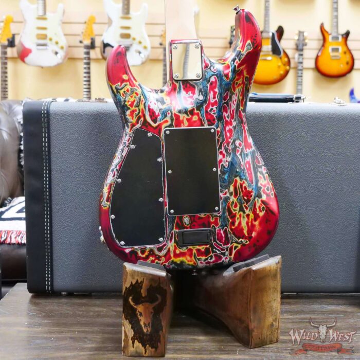 James Tyler USA Studio Elite HD Floyd Rose HSS Rosewood Fingerboard Midboost Preamp Humbucker Split Burning Water - Image 11