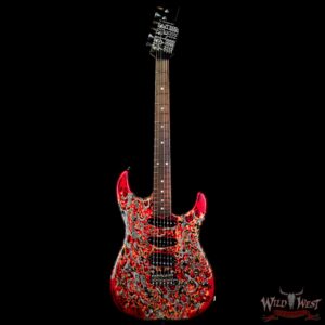 James Tyler USA Studio Elite HD HSS Slanted Rear Rout Brazilian Rosewood Fingerboard Midboost Preamp Burning Water 2K - Image 3