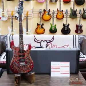 James Tyler USA Studio Elite HD HSS Slanted Rear Rout Brazilian Rosewood Fingerboard Midboost Preamp Burning Water 2K - Image 6