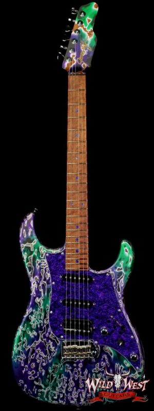 James Tyler USA Studio Elite HD HSS Roasted Birdseye Maple Neck & Fingeboard Alien Guano 7.65 lbs
