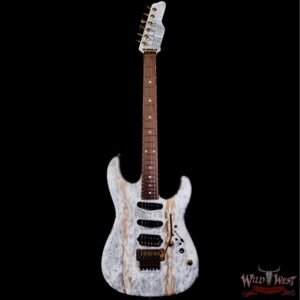 James Tyler USA Studio Elite HSS Floyd Rose Rear Rout Brazilian Rosewood Fingerboard White Shmear 7.80 LBS - Image 3