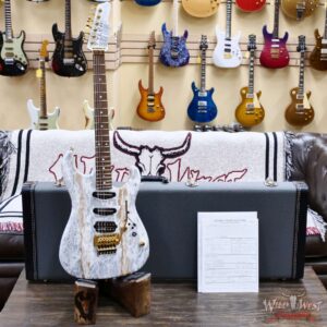 James Tyler USA Studio Elite HSS Floyd Rose Rear Rout Brazilian Rosewood Fingerboard White Shmear 7.80 LBS - Image 6
