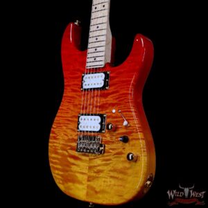 James Tyler USA Studio Elite HD Dual Humbucker Quilt Maple Top with Alder Body 5A Birdseye Maple Neck Tequila Sunset Fade 6.25 lbs - Image 2