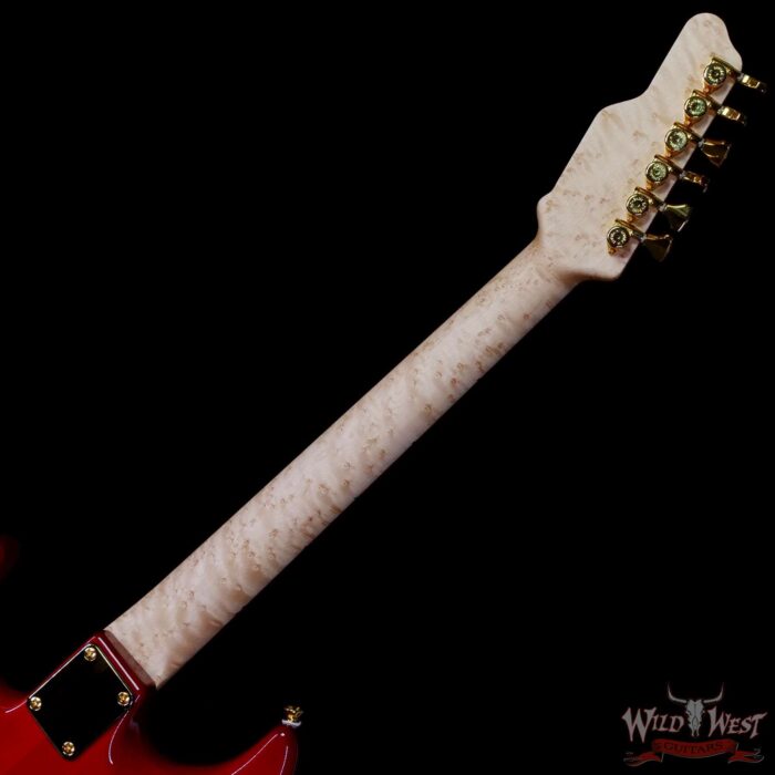 James Tyler USA Studio Elite HD Dual Humbucker Quilt Maple Top with Alder Body 5A Birdseye Maple Neck Tequila Sunset Fade 6.25 lbs - Image 5
