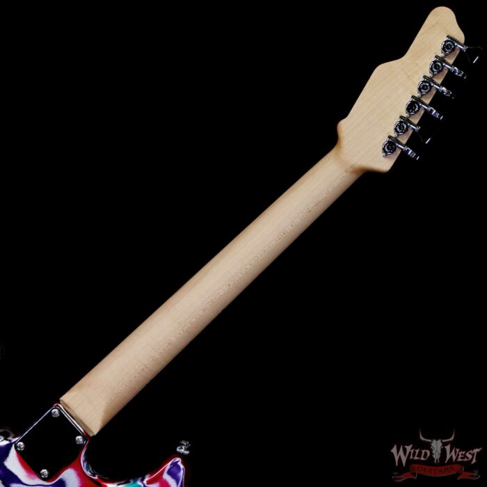 James Tyler USA LA Studio Classic HSS with Studio Elite Headstock Wilkinson VS-100 Bridge Psychedelic Vomit 7.45 lbs - Image 5