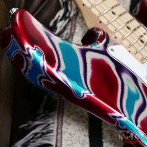 James Tyler USA LA Studio Classic HSS with Studio Elite Headstock Wilkinson VS-100 Bridge Psychedelic Vomit 7.45 lbs - Image 9