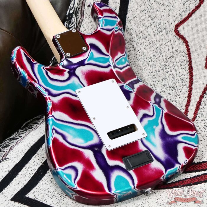 James Tyler USA LA Studio Classic HSS with Studio Elite Headstock Wilkinson VS-100 Bridge Psychedelic Vomit 7.45 lbs - Image 12