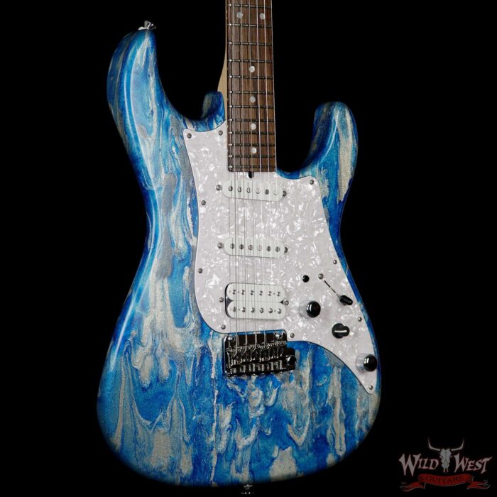 2017 James Tyler Studio Elite with Rosewood Fretboard Blue Shmear - Image 4