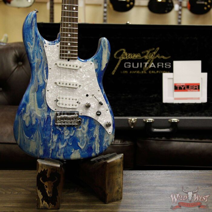 2017 James Tyler Studio Elite with Rosewood Fretboard Blue Shmear - Image 13