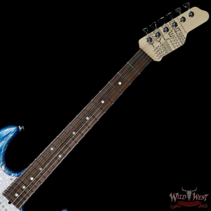 2017 James Tyler Studio Elite with Rosewood Fretboard Blue Shmear - Image 9