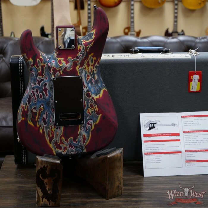 James Tyler USA Studio Elite Burning Water HSS Swamp Ash Body Madagascar Rosewood Fingerboard w/ Quartersawn Maple - Image 11