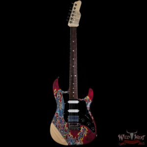 James Tyler USA Studio Elite Burning Water HSS Swamp Ash Body Madagascar Rosewood Fingerboard w/ Quartersawn Maple - Image 3