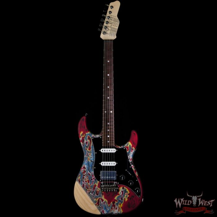 James Tyler USA Studio Elite Burning Water HSS Swamp Ash Body Madagascar Rosewood Fingerboard w/ Quartersawn Maple - Image 3
