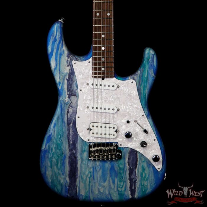 James Tyler USA Studio Elite HD HSS Rosewood Fretboard Arctic Mint Shmear - Image 3