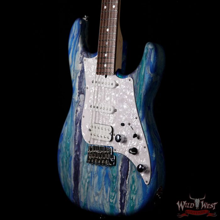 James Tyler USA Studio Elite HD HSS Rosewood Fretboard Arctic Mint Shmear - Image 2
