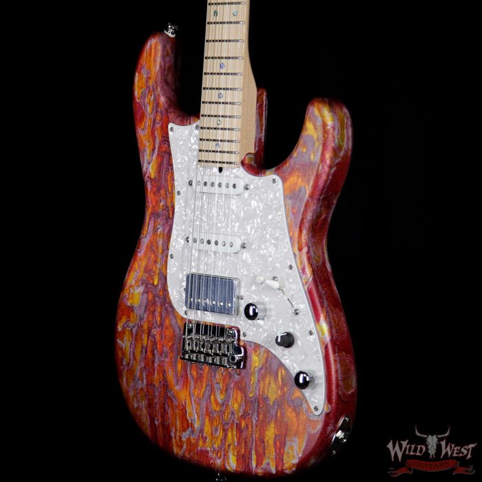 James Tyler USA Studio Elite HD HSS Maple Neck Fire Shmear Signed by James Tyler - Image 2