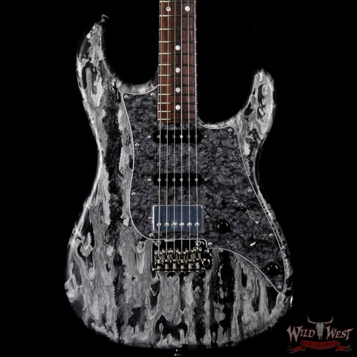James Tyler USA Studio Elite HD HSS Rosewood Fingerboard Black Shmear with Midboost Preamp - Image 3