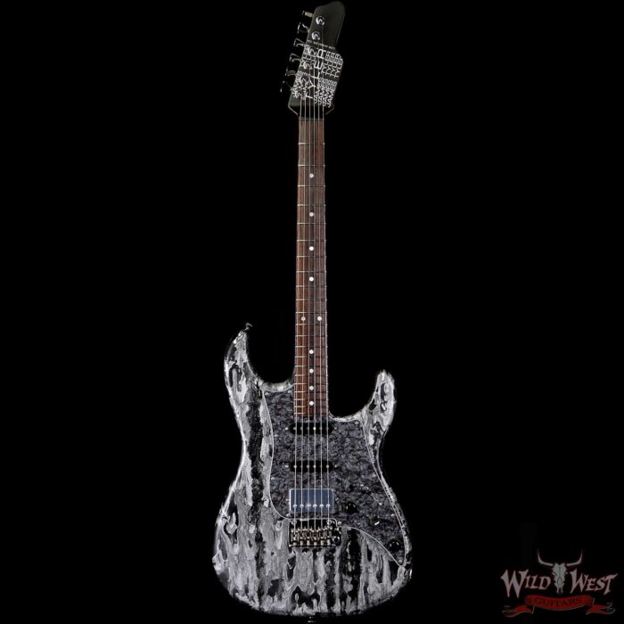 James Tyler USA Studio Elite HD HSS Rosewood Fingerboard Black Shmear with Midboost Preamp - Image 4