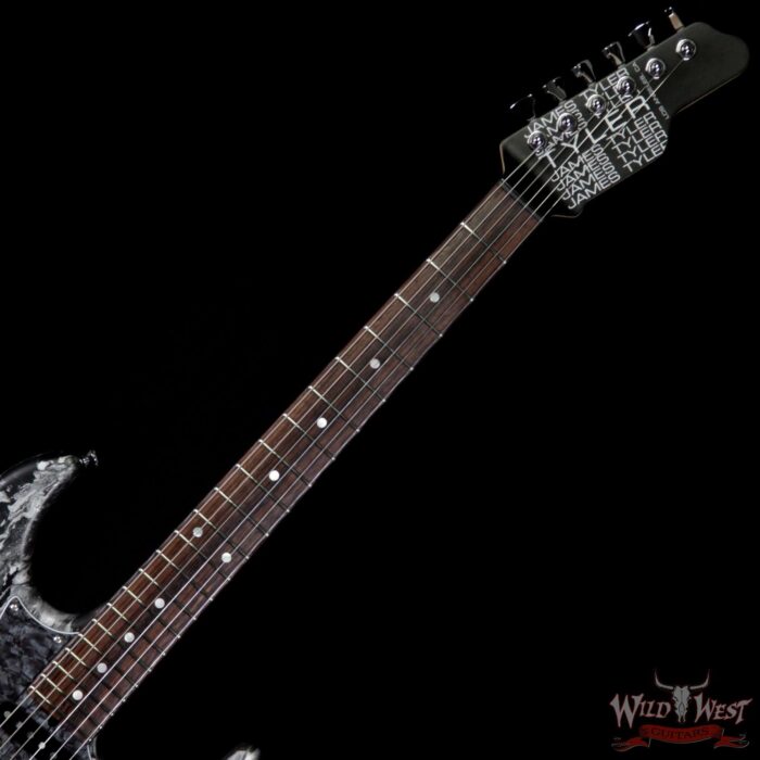 James Tyler USA Studio Elite HD HSS Rosewood Fingerboard Black Shmear with Midboost Preamp - Image 8