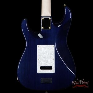 James Tyler USA Studio Elite HD Quilted Maple Top Flame Maple Neck Ebony Fingerboard Royal Blue - Image 5