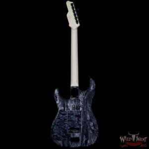 James Tyler USA 2019 NAMM Studio Elite HD HSS Macassar Ebony Fretboard Black & Silver Shmear - Image 5
