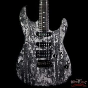 James Tyler USA 2019 NAMM Studio Elite HD HSS Macassar Ebony Fretboard Black & Silver Shmear - Image 3