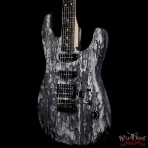 James Tyler USA 2019 NAMM Studio Elite HD HSS Macassar Ebony Fretboard Black & Silver Shmear - Image 2