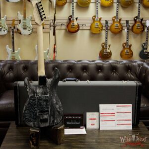 James Tyler USA 2019 NAMM Studio Elite HD HSS Macassar Ebony Fretboard Black & Silver Shmear - Image 13