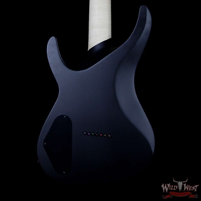 Jackson USA Select B7 Deluxe Neck Thru HH 7-String Baritone Satin Black - Image 7
