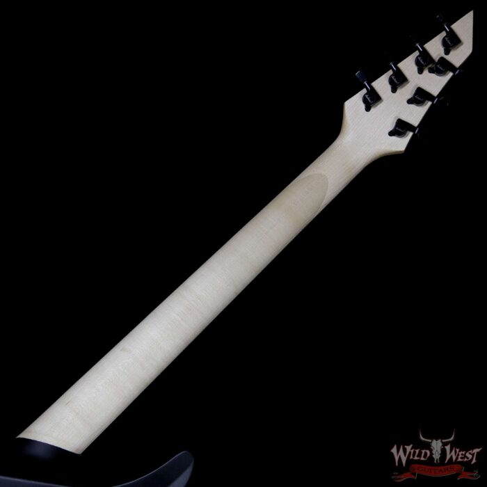 Jackson USA Select B7 Deluxe Neck Thru HH 7-String Baritone Satin Black - Image 11