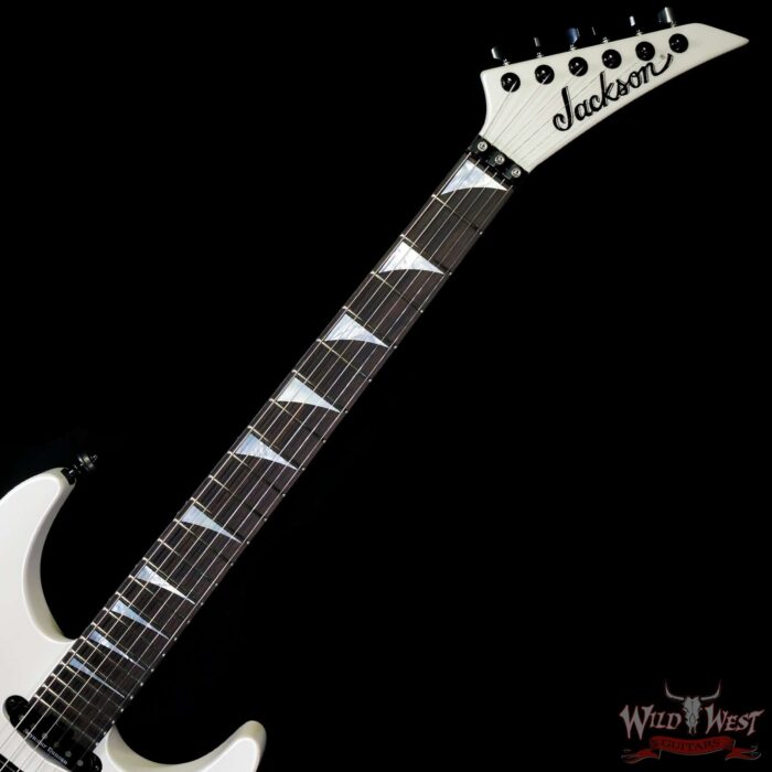 Jackson American Series Soloist™ SL3 Floyd Rose HSS Ebony Fingerboard Platinum Pearl - Image 4